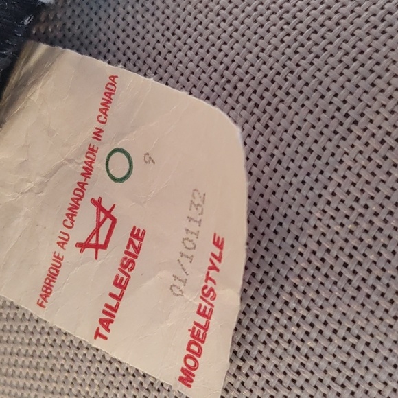 Vintage Canadian Designer Teal and Black Ruffled Dress Size 9 - Picture 9 of 10